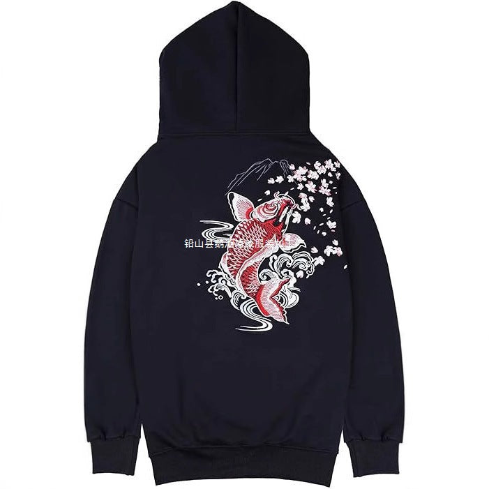 AliExpress men's casual cross-border sweatshirt amazon long sleeve trendy fashion printed pullover hood wholesale