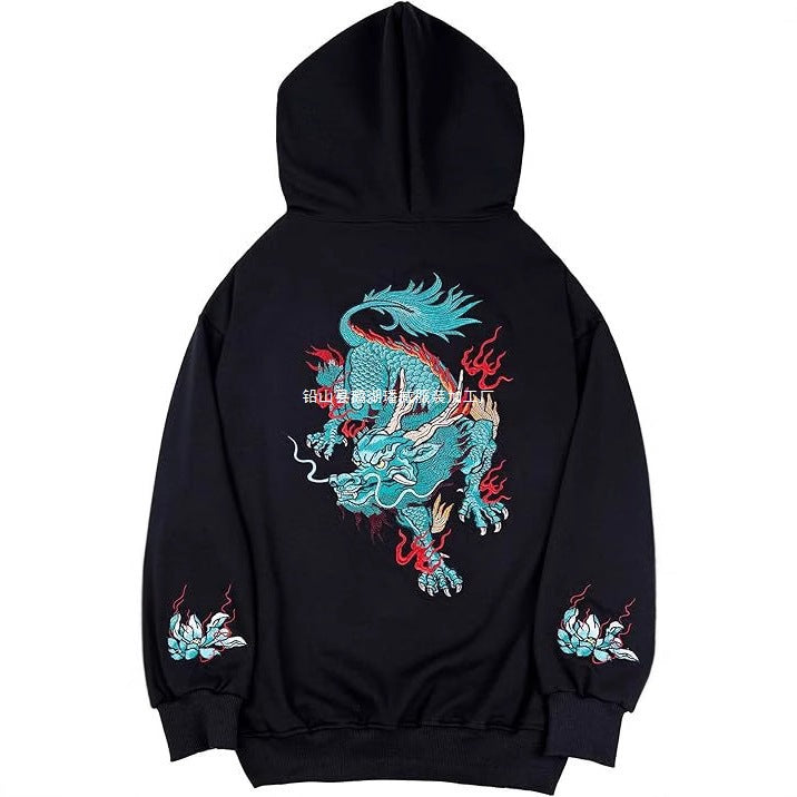 AliExpress men's casual cross-border sweatshirt amazon long sleeve trendy fashion printed pullover hood wholesale